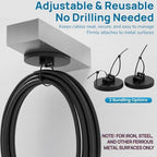 225-Pc Magnetic Cable Ties Set,Magnetic Zip Tie Mounts & Cable Ties - Image 5
