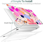 DONGKE for MacBook Air 13 Inch Case M5 2026 M4 2025 M3 M2 2024-2022 A3449 A3240 A3113 A2681, Plastic Hard Shell & Keyboard Cover & Screen Film for MacBook Air 13.6 Inch Case - Floral Artistic - Image 6