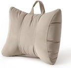 Back Support Cushion for Office Chair and Car Seat, Warm Beige by Ailuteie