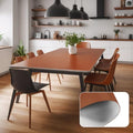 Leather Table Cover, Reversible Double-Sided, 1.8mm Thick, 24x60 Inch, Protector for Rectangular Tables, Waterproof & Oil Resistant for Dining Table, Office Desk, Dresser(Brown + Gray) by Unknown