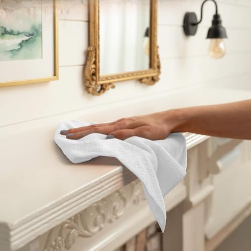 Avalon Towels Microfiber Cleaning Cloths (Value Pack of 100) - Size 12 x 12 Inches, Highly Absorbent Cleaning Rags, Lint Free, Reusable and Washable, Microfiber Towels for Cars - Image 4