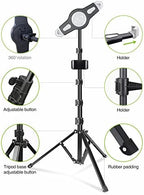elitehood iPad Tripod Stand, Aluminum Alloy iPad Stand, 360 Rotation Adjustable Height iPad Stand Holder for Floor, Universal Compatible with All 7.9-11 Inch Tablet - Image 6