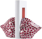 Unique Leopard Print Lip Bookends for Home Living Room Decor by MICDESBA