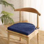 Chair Cushions: Premium High-Density Memory Foam Seat Cushion for Office, Home, & Car - Ergonomic Design for Comfortable Sitting, Relieves Pain & Tailbone Pressure with Non-Slip Bottom, 4 Pack, Navy - Image 3