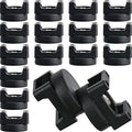 Yookeer 15 Pcs Magnetic Zip Tie Mount Cable Clips Black, 22 mm by Yookeer