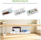 KEEGH Under Desk Cable Management Tray 16 in, Cable Organizer Tray, White - Image 4