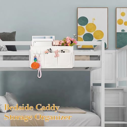 Bedside Caddy Bedside Storage Bag for Headboards/Bunk Bed - Image 3