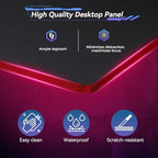 OLIXIS 66 Inch L Shaped Desk, Corner Computer Gaming Desks with Shelves - Image 6