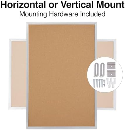 Staples Cork Bulletin Board, Aluminum Frame, 3x2 Ft, Self-Healing - Image 4