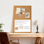 ARCOBIS Cork Board White Board Combo with MDF Wood Frame - Image 6