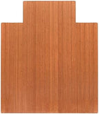 Anji Mountain 52" x 44" Bamboo Office Chair Mat for Carpet & Hardwood Floor - Image 2