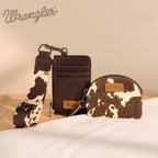Wrangler Keychain Wristlet Wallets for Women Western Dual Pouch Wristlet Credit Card Holder Wallet - Image 5