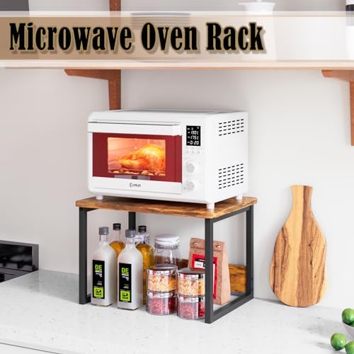 MARTY Countertop Organizer,17.1"x12.4", Cabinet Organizer Microwave Stand - Image 3
