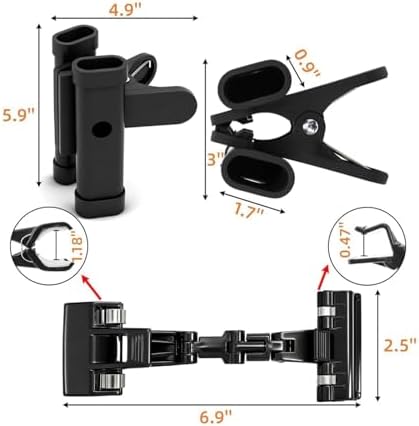 Artist Clip for Papers and Canvas Paint Brush Copy Clip Holder for Creative Projects and Offices Tasks Sketching Aid - Image 3