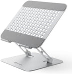 PHIXERO Height Adjustable Laptop Stand, Aluminum Laptop Riser Silver WS1 by PHIXERO