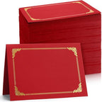 Fainne 80 Pcs 80 Pieces Certificate Holders Diploma Holder, Bright Red by Fainne