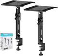 Vondynote Studio Monitor Stands Desk Clamp Speaker Stands with Cable Hole by Vondynote