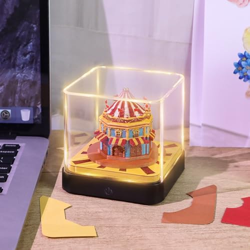 3D Memo Pad, 3D Calendar 2027, Time Piece Calendar, Tear-Off Calendars 2027, 3D Paper Carving Art Memo Pad, Art Carving Sticky Notes for Office Home Gifts Ornaments (Circus) - Image 3