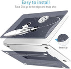Mektron for 2026/2025/2024/2023 MacBook Air 15 INCH M5 A3448 /M4 A3241 /M3 A3114 /M2 A2941 Case, Printed Plastic Hard Shell Cover with 15.3" Liquid Retina Display Touch ID, Astronauts - Image 5