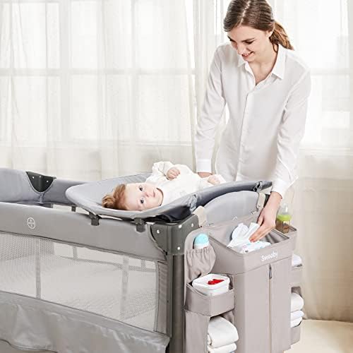 Sweeby Diaper Organizer for Changing Table and Crib - Nursery Diaper Stacker Hanging Caddy for Baby Essentials - Image 2