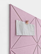 6 Pack Decorative Felt Wall Tiles (11.8” x 11.8”) - Modern Bulletin Board for Home Office & Classroom, Self-Adhesive Cork Board Alternative for Kids Artwork, Photos & Pin Display - Sakura - Image 5