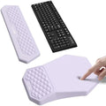 Ergonomic Mouse Pad with Wrist Rest & Keyboard Wrist Rest Support Set by abcmat