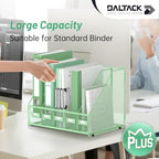 DALTACK 5-Slot Magazine File Holder, Metal Binder Holder, Mint Green - Image 4