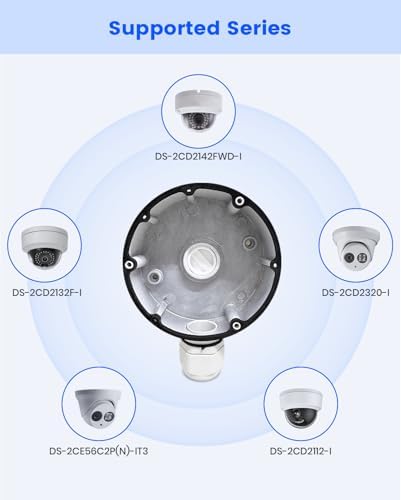 KU-DS-1280ZJ-DM18 Security Camera Junction Box for HIK IP Dome Cameras - Image 4