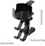Multi Functional Desk Organizers with Cup Holder, Headphone Hooks, and Detachable Drawer for School and Home Rotating Pencil Holder - Image 6