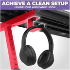Liquid Stands Piano Keyboard Stand - Z Style Adjustable and Portable Heavy Duty Music Stand for Kids and Adults -Fits 54-88 Key Electric Pianos - Sturdy Musical Keyboard Stand (Red) - Image 5