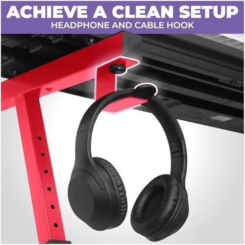Liquid Stands Piano Keyboard Stand - Z Style Adjustable and Portable Heavy Duty Music Stand for Kids and Adults -Fits 54-88 Key Electric Pianos - Sturdy Musical Keyboard Stand (Red) - Image 5