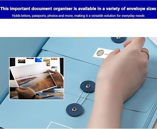 Document Organizer, Emergency Document Organizer - Veleron Life Organizer for Important Papers, Emergency Binder, Birth Certificates, Social Security Cards, Passports, Photos, and Letters - Image 2