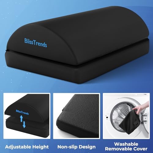 BlissTrends Foot Rest Under Desk, Foot Stool with 2 Adjustable Heights - Image 4