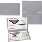 StoreSMART - Metallic Silver Folding Business Card Holders - 250 Pack - Polypropylene Plastic (RPP2915MS-250) - Image 3