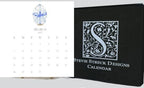 2027 hand-glittered desk calendar.artistic decorative watercolor monthly calendar made in the USA by Stevie Streck Designs. - Image 3