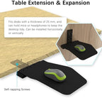 EG STARTS 1x Metal Extend Mouse Pad Holder Platform, Adjustable Horizontally & Height for Desk & Chair Extend Metal Computer Mouse Desk Mount Pads, Flight Joystick Mount Extension Attachment - Image 3