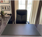 AKOZLIN Non-Slip 35.4"x 15.8" Soft PU Leather Surface Office Desk Mouse Mat Pad with Full Grip Fixation Lip Table Blotter Edge-Locked Protector - Image 6