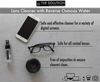 The Solution Lens Cleaner Spray | 6-1oz Alcohol Free Eyeglass Lens Cleaning Spray & 3 Microfiber Cleaning Cloth for Glasses, Lens, Screens - Image 2