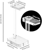 Headphone Stand Headset Holder for Desk, Solid Christal-Clear Acrylic with Stable Base Earphone Hanger for Gaming Room Office Accessories - Image 2