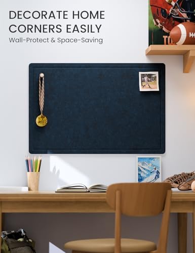 Fluxynara 35.4" x 23.6" Bulletin Board, Carbon Blue - Image 4