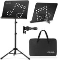 CAHAYA Sheet Music Stand Adjustable Height Portable with Carry Bag Metal by CAHAYA