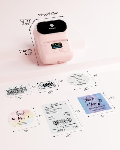 Phomemo M110 Label Maker Machine with 3 Tapes and Bag, 2 Inch Label Printer - Image 6