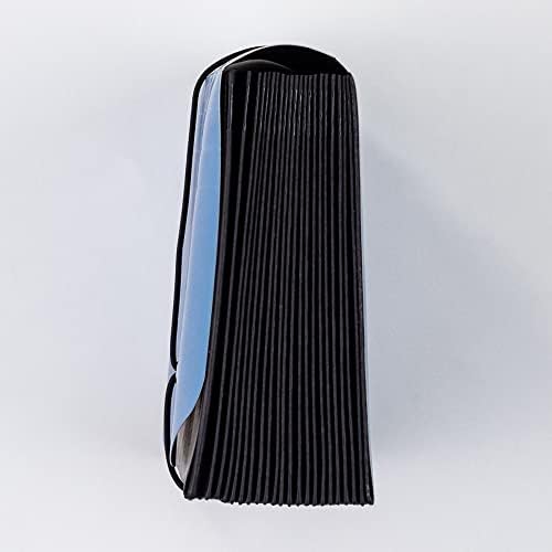 Smead Two-Way Handy Organizer File, 21 Pockets, Alphabetic (A-Z) and Monthly (Jan-Dec), Flap and Elastic Cord Closure, Blue/Black (70506), Letter (Pack of 12) - Image 4