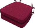 AAAAAcessories Chair Cushions for Dining Chairs, 17 x 16 x 2 in, Set of 2 by AAAAAcessories