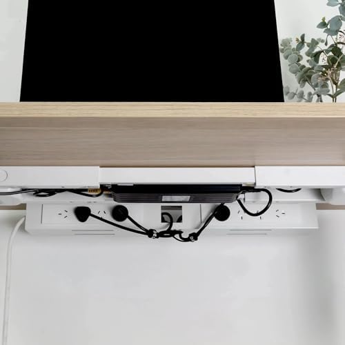 Desky Mini Cable & Power Tray Black None - Image 5