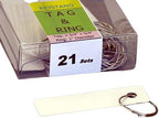 Keystand, Key Rack # 21MSE, 21 Bolted Metal Hooks with Customized Nameplate and Extra Space for Fast Access (21 Sets of Tag & Ring are Included) (Silver) - Image 5