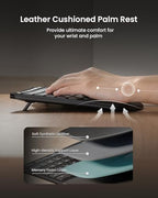 ProtoArc EKM01 Plus Wireless Ergonomic Keyboard Mouse Combo - Black - Image 3