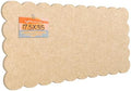 Scalloped Bulletin Board 35x17.5 inches, Decorative Felt Pin Board for Wall by Lightomorrow