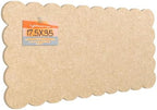 Scalloped Bulletin Board 35x17.5 inches, Decorative Felt Pin Board for Wall by Lightomorrow