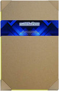 50 Sheets Chipboard 24pt (Point) 12 X 18 Inches Light Weight Large|Poster Size .024 Caliper Thickness Cardboard Craft Packaging Brown Kraft Paper Board by ThunderBoltPaper